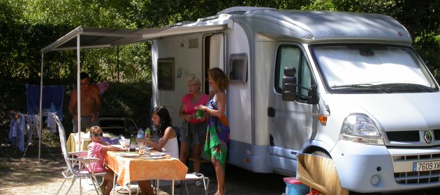 emplacements camping ombragés